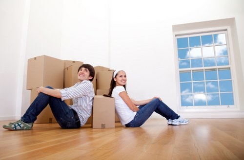 Furniture and storage items loaded for small removals in Holloway